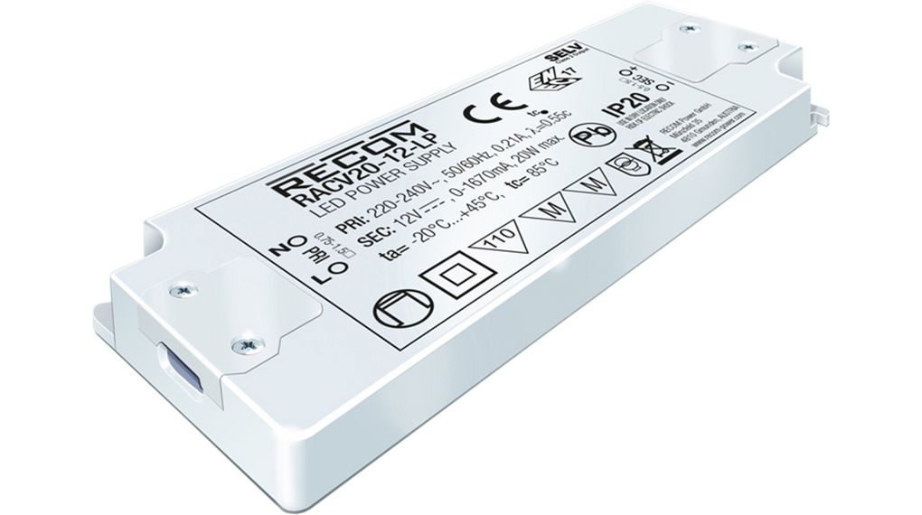 Constant Voltage LED Driver 20W 830mA 24 ... 24V IP20