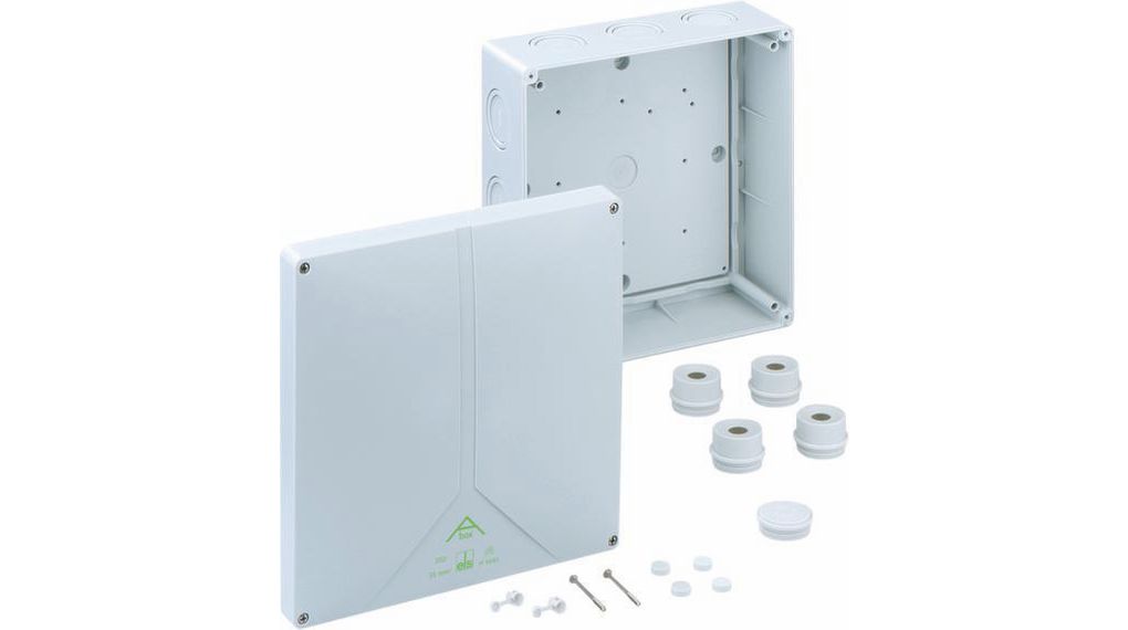 Junction Box, 35mm², 250x250x115mm, Cable Entries 14, Polystyrene