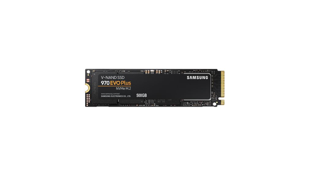 SSD, 970 EVO, M.2 2280, 500GB, NVMe / PCIe 3.0 x4