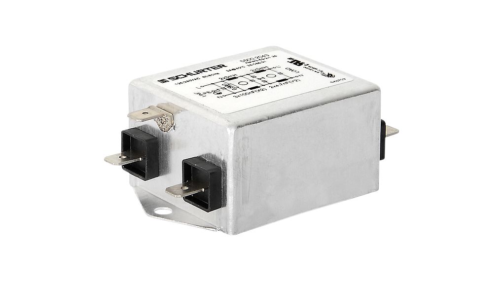 5500.2047 | Schurter Mains Filter, 20A, 250VAC, Quick Connect ...