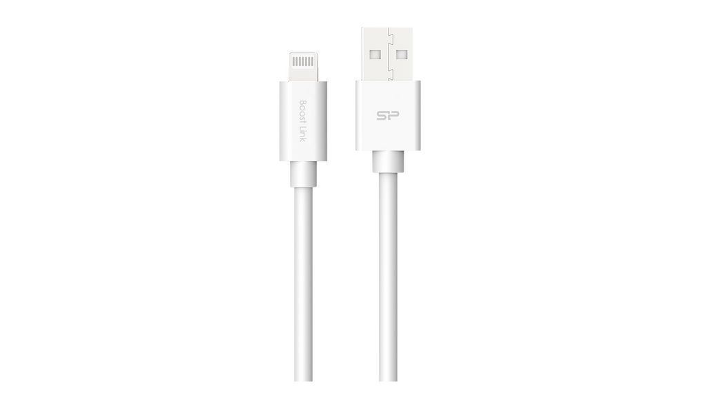 Cable USB-A Plug - Apple Lightning 1m USB 2.0 White