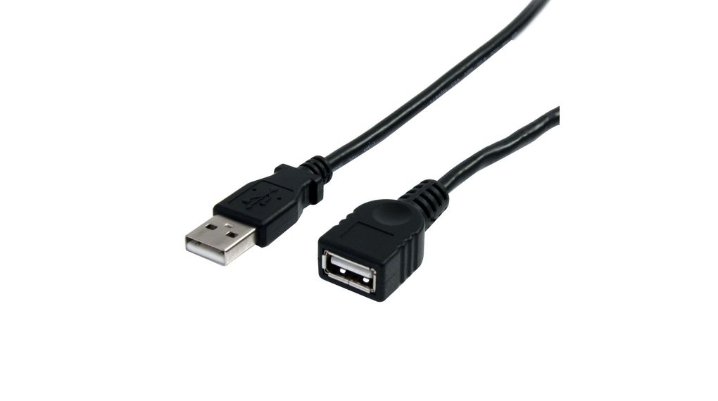 USBEXTAA3BK, Startech Rallonge de câble Fiche USB A - Prise USB A 914mm USB  2.0 Noir