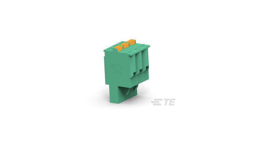 TE Connectivity 5mm Pitch 2 Way Vertical Pluggable Terminal Block, Plug, Spring Termination
