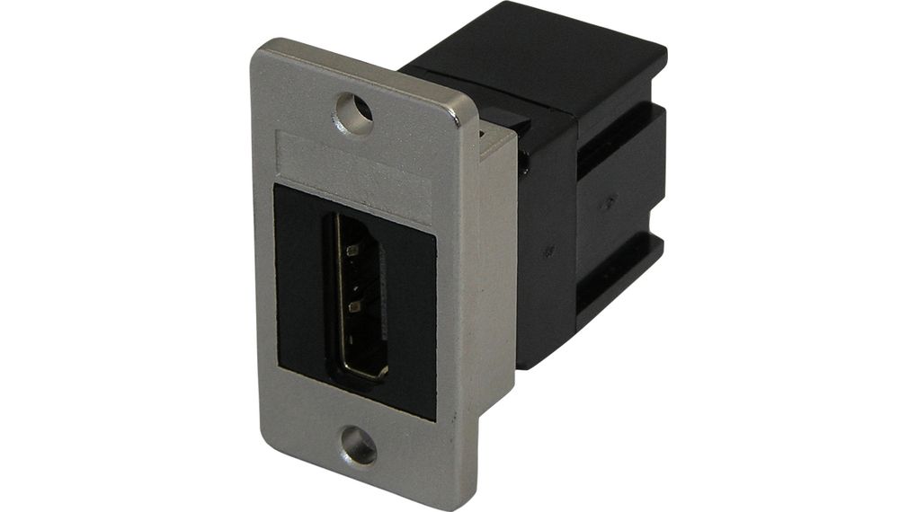Panelmonterad HDMI-koppling, HDMI-sockel - HDMI-sockel