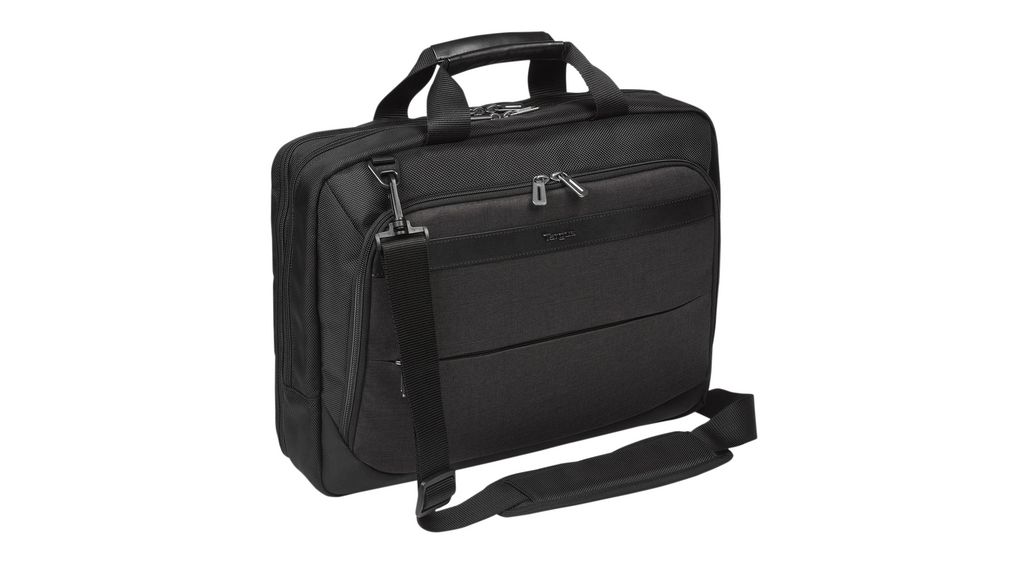 Notebook Bag, Shoulder Strap, 15.6" (39.6 cm), CitySmart, Black / Grey