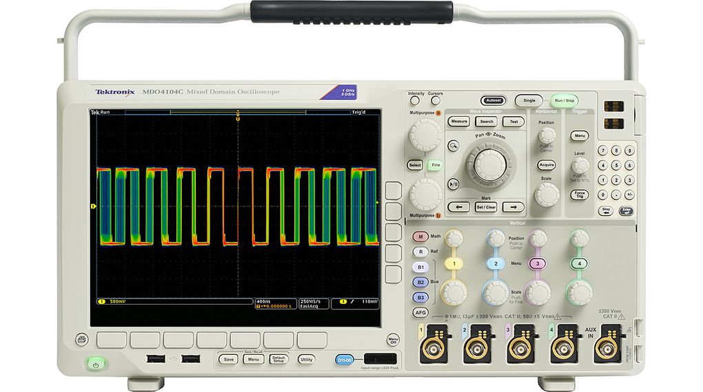 Oscilloscope with SA6 Option MDO4000 MSO / MDO 4x 200MHz 2.5GSPS USB / Ethernet / Video Out Port