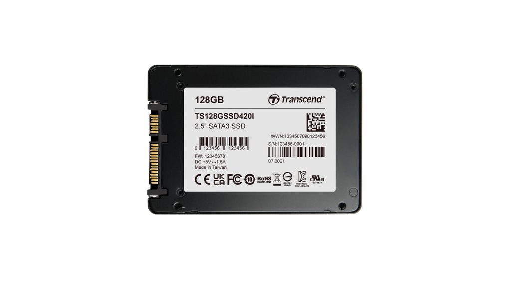SSD, 2.5", 128GB, SATA III