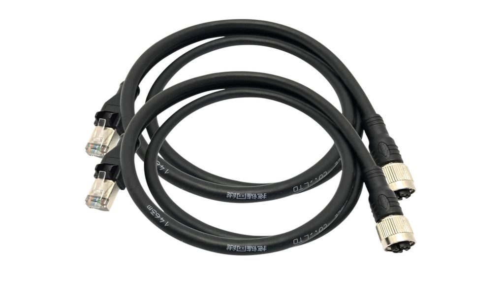 Câble adaptateur PROFINET RJ45 - M12 codé X pour NaviTEK IE