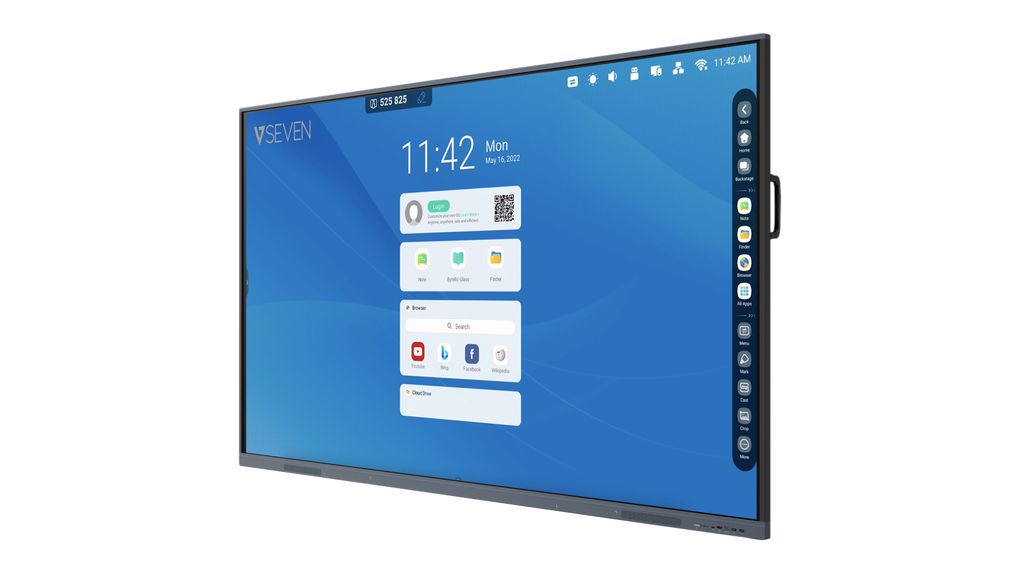 IFP6501-V7 | V7 Display, Interactive, IFP, 65 (165.1 cm), IPS, 3840 x ...