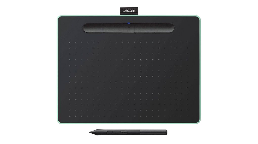 Wacom Intuos Medium, USB / Bluetooth, 216 x 135 mm, Black / Green