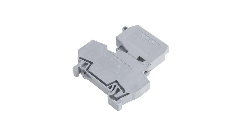 281 Series Grey Disconnect Terminal Block, 4mm², Single-Level, Clamp Termination, Fused