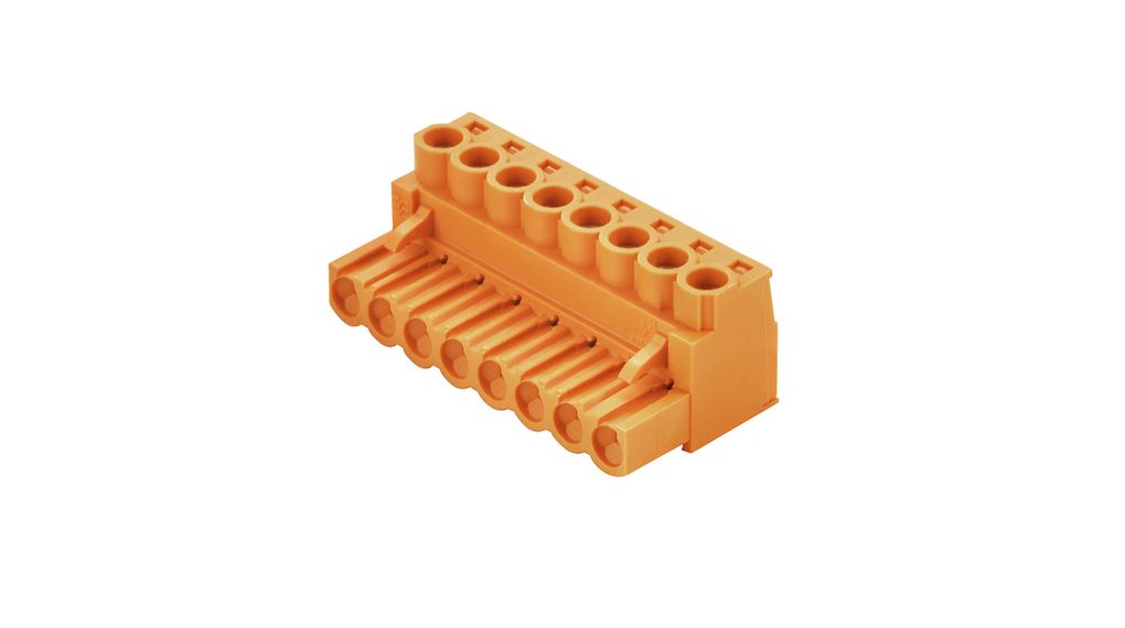 Pluggable Terminal Block, Straight, 5.08mm Pitch, 5 Poles