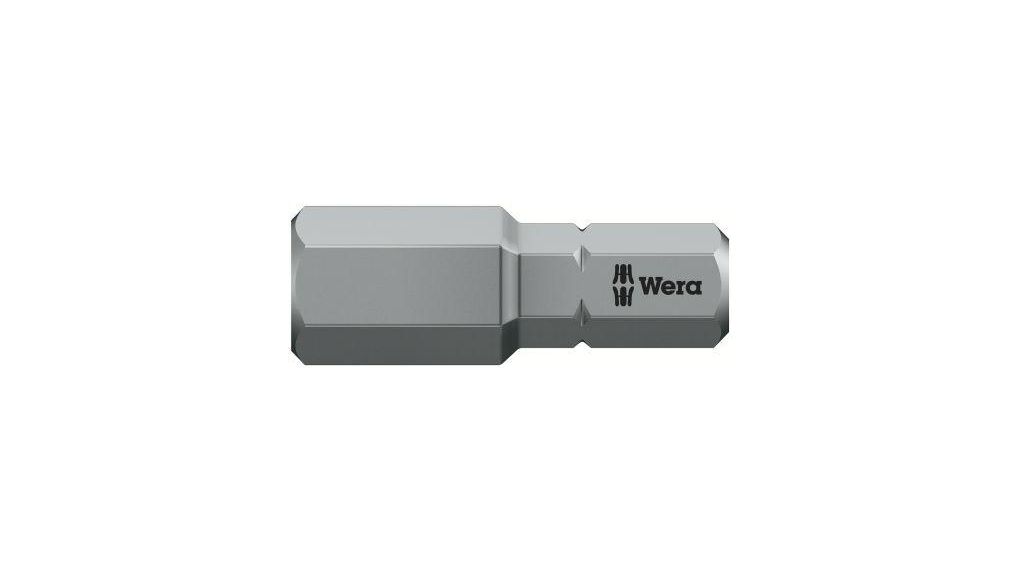 Wera Hex-Plus Screwdriver Bit, 8 mm Tip