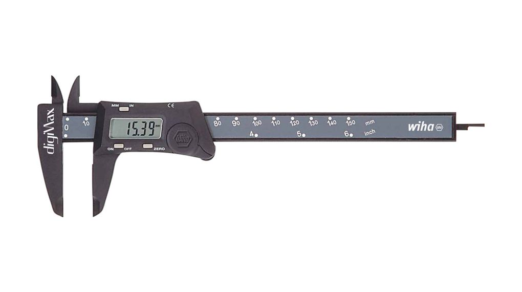 DigiMax digitalt skjutmått 150mm Ej metallisk