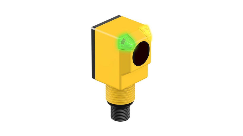 Banner Retroreflective Photoelectric Sensor, Rectangular Sensor, 2 m Detection Range