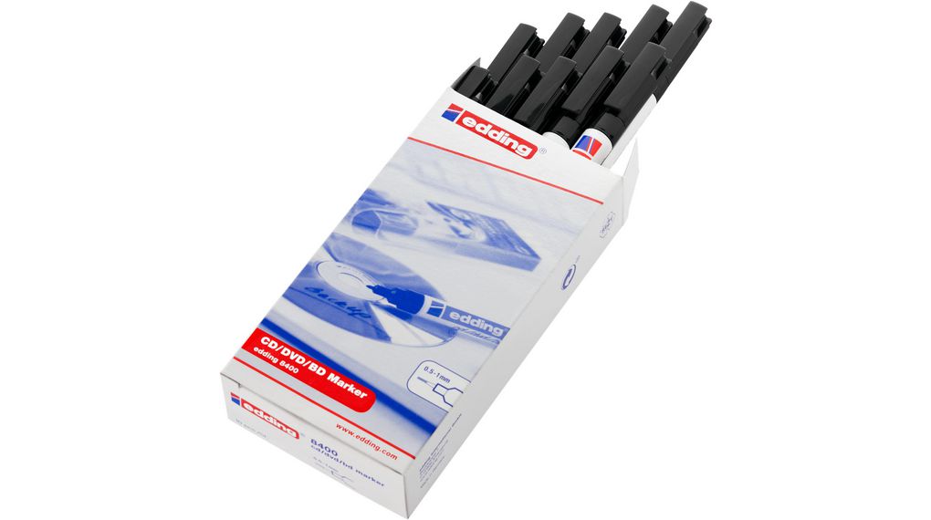 Extra Fine Tip Black Marker Pen