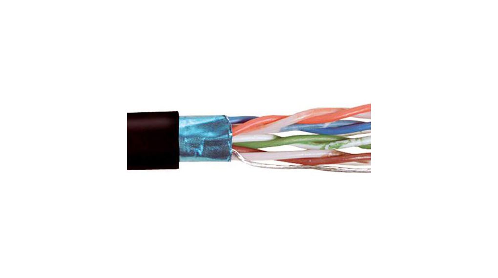 L-Com TFC Series Twisted & Multipair Industrial Cable, 4 Pairs, 1000 ft