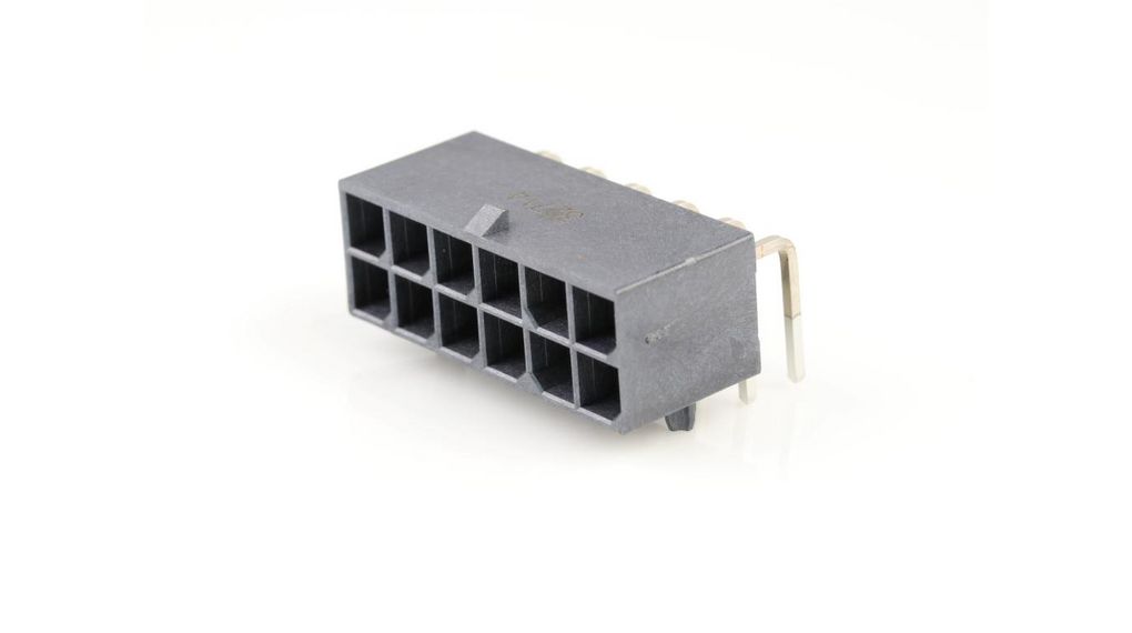 172064-0012 | Molex 172064 Series Right Angle Through Hole PCB Header ...