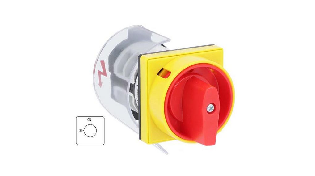 3P 2 Position On-Off Cam Switch, 690 V, 20A