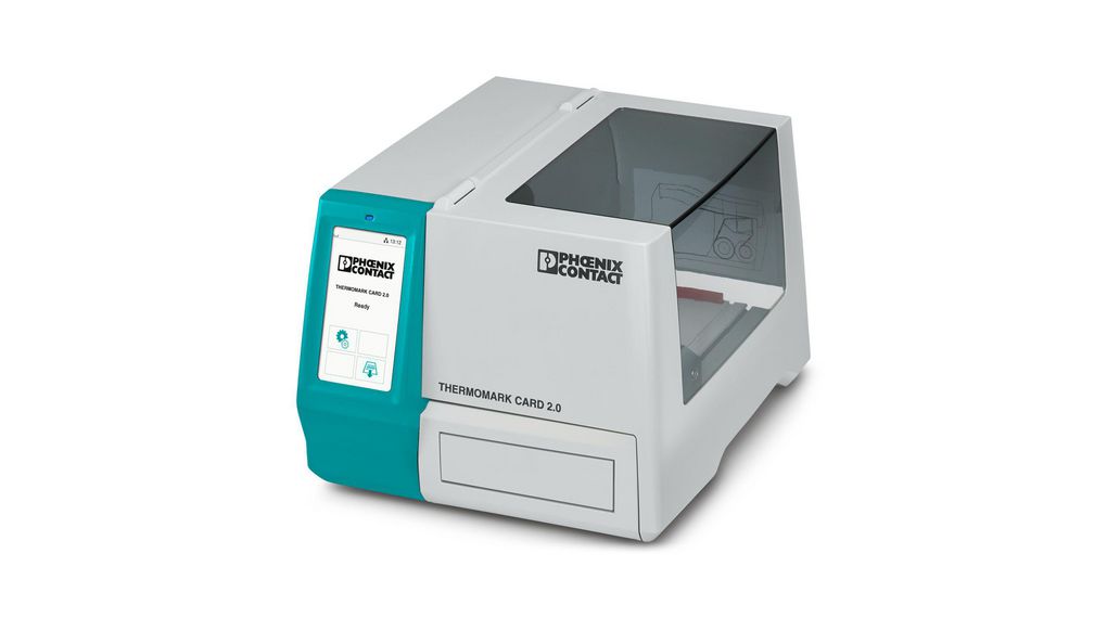 Phoenix Contact THERMOMARK CARD 2.0 Label Printer, Euro Plug, US Plug