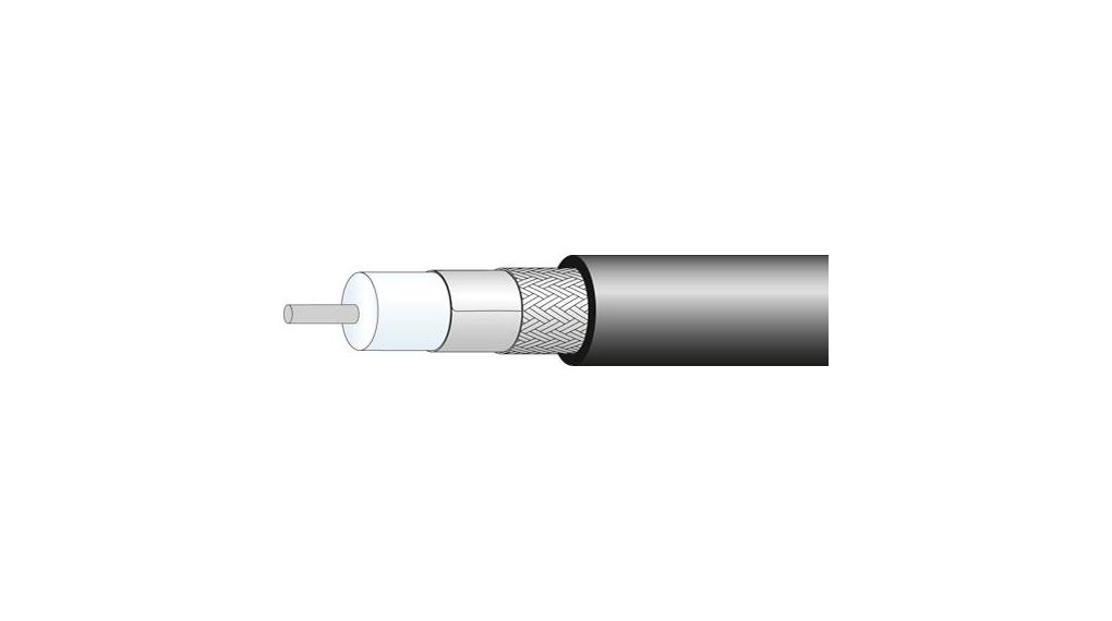SPUMA 400-FR-01 Series, Flexible RF Cable Coaxial, Unterminated 50 Ohm 50Ohm