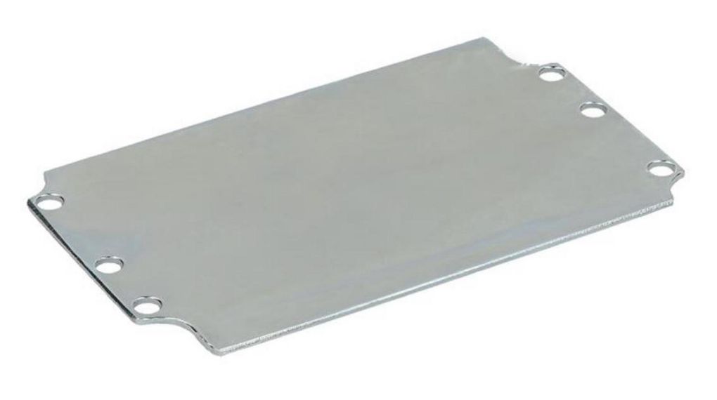 Steel Mounting Plate, 1.5mm H, 234mm W, 384mm L for Use with RS PRO GRP Enclosure 384x234mm