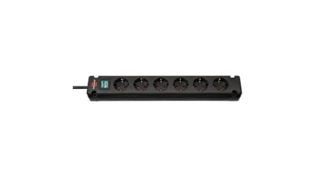 brennenstuhl 3m 6 Socket Type F - German Schuko Extension Lead