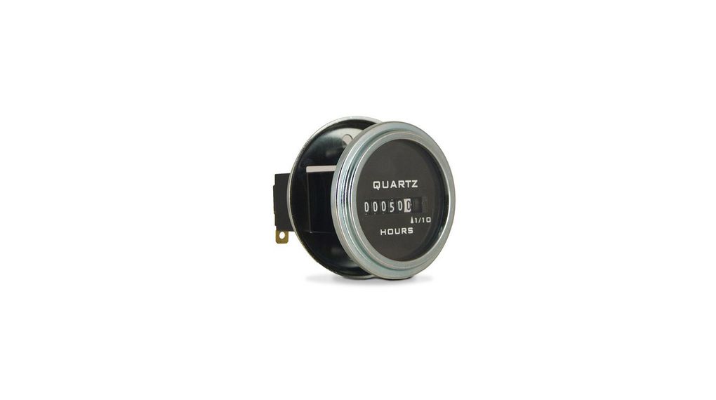 732 Hour Meter, 6 Digit Analogue80 V