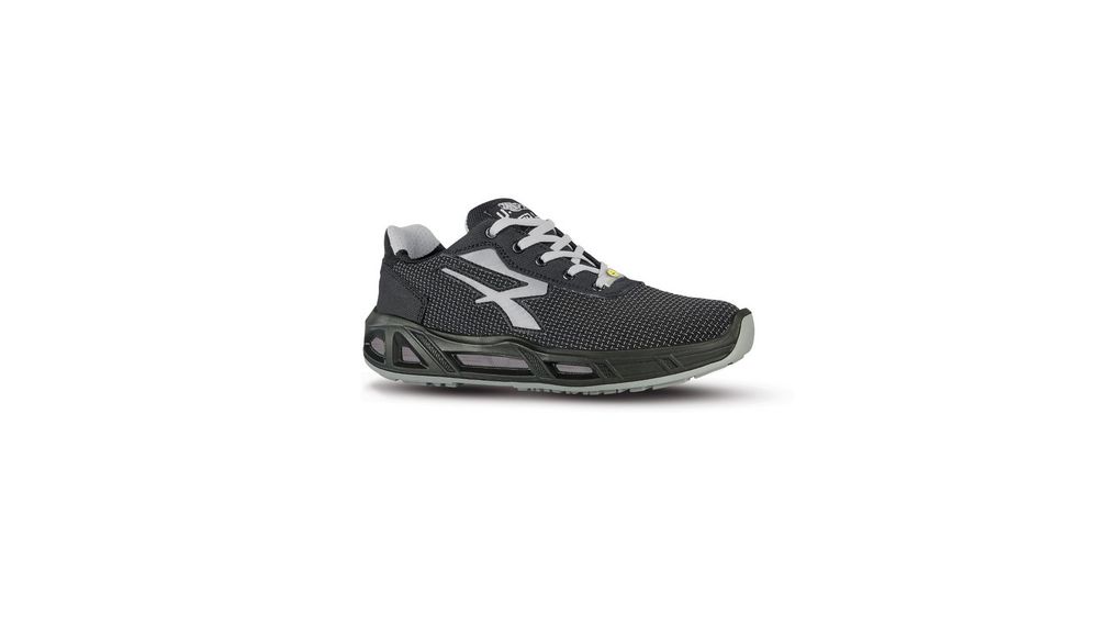 UPower RAPTOR Men's Black, Grey Aluminium Toe Capped Safety Shoes, UK 8, EU 42