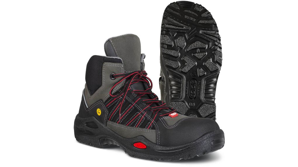 1625 Black Aluminium Toe Capped Unisex Ankle Safety Boots8, EU 42SRC, S3, HI, EN ISO 20345:2011, CI, CE