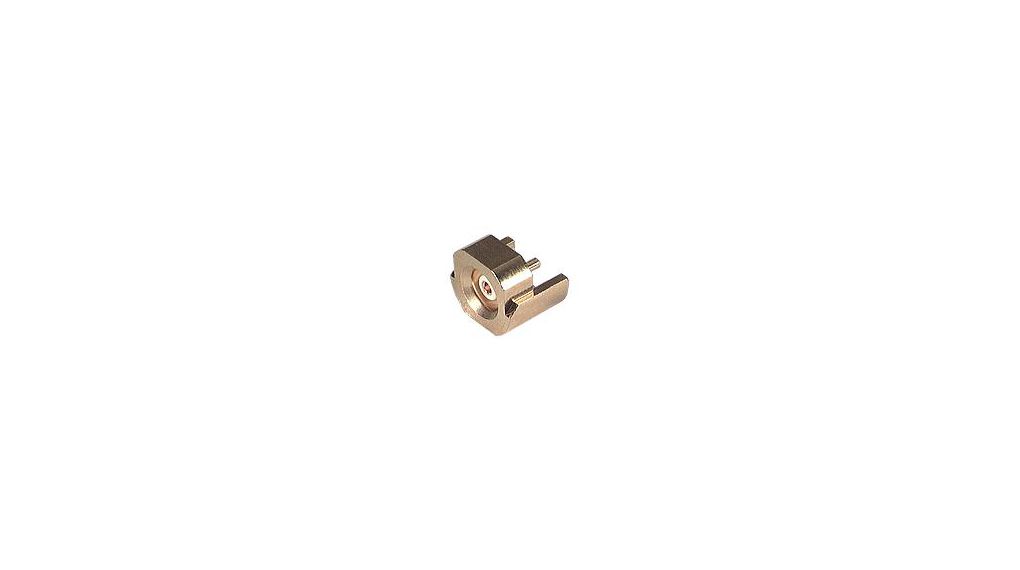 92_MMB Series EdgeFemale Coaxial PCB Connector, 50 Ohm, Vertical BodyEdge Mount, Buchse, Vertical, 50Ohm