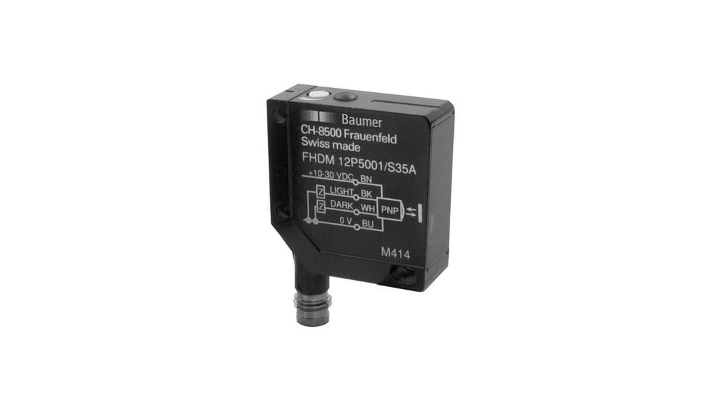 Foto-elektrische sensor PNP 300mm 1ms 30V 100mA IP67 FHDM