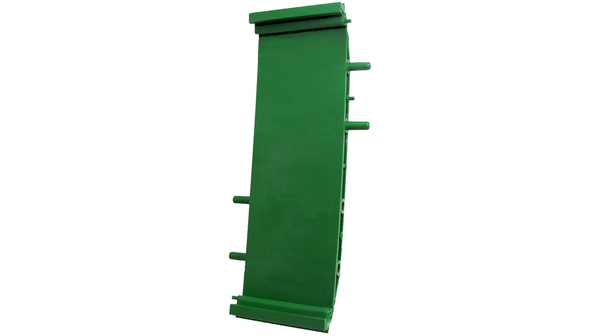 DIN Rail Support Base without Foot, Euro, 35x35x109mm, Green, Polyamide, IP20
