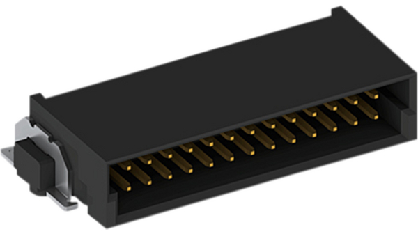 PCB Header, Male, 1.4A, 500V, Contacts - 12