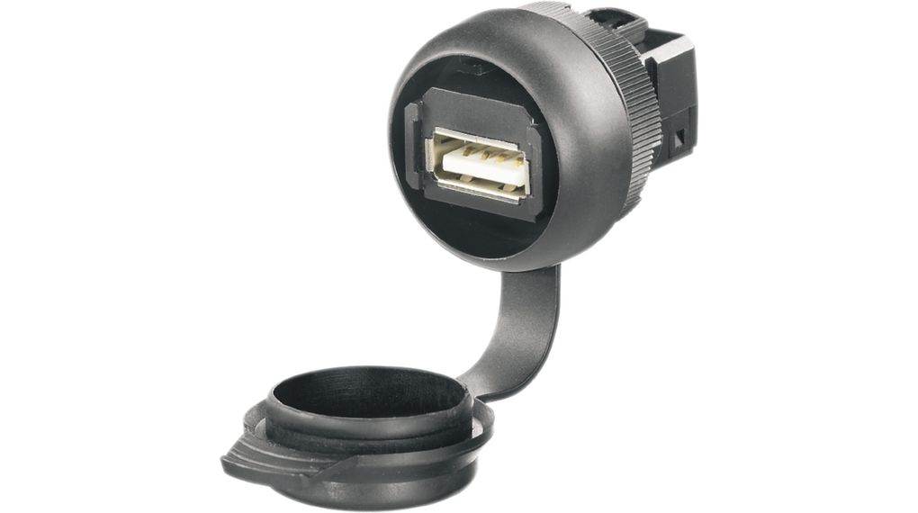 Złącze Interfejsu Serwisowego FrontCom® Micro, Gniazdo USB-A 2.0 - Gniazdo USB-A 2.0