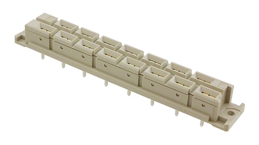 Barrette femelle H 15 pôles DIN 41612