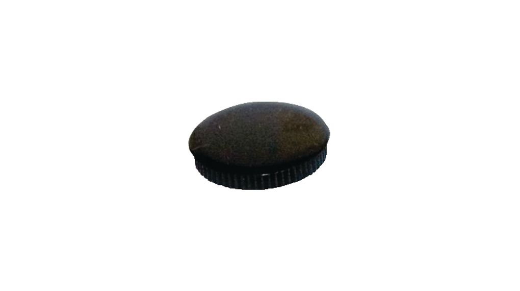 Cover for knob 20mm Round Black Collet Knobs