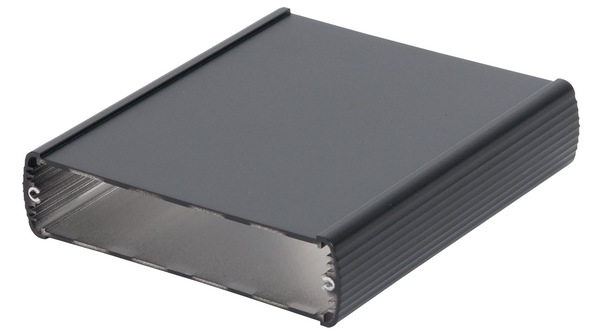 Házprofil Alubos 100x82x32mm Alumínium Fekete IP65