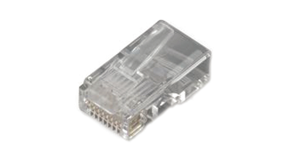 Modular Plug, RJ45, 8 Positions, 8 Contacts, Unshielded