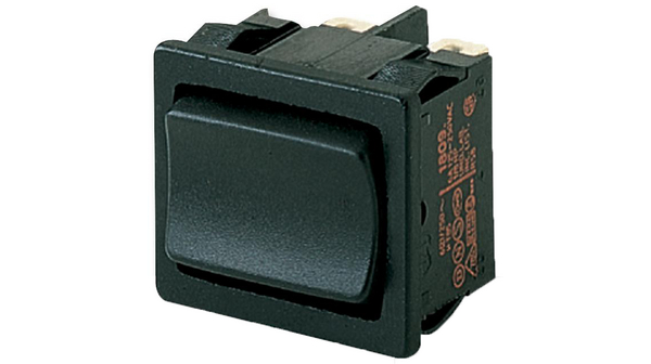 1809.1302 | Marquardt Rocker Switch, 6 A, 2CO, 250V, (ON)-OFF-(ON ...