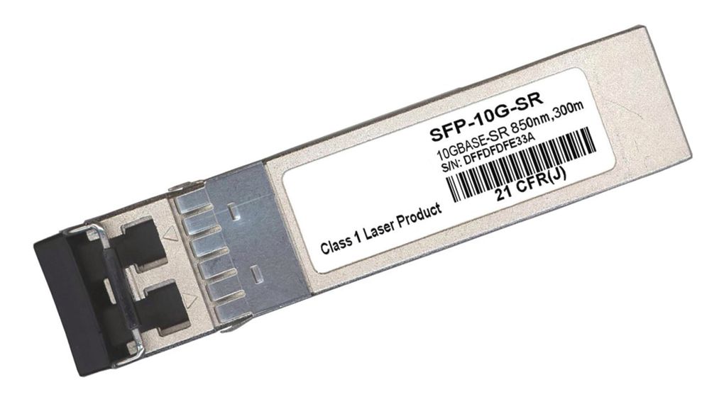 Lysledertransceiver 10Gbps SR SFP+ med modul til MMF 400 m