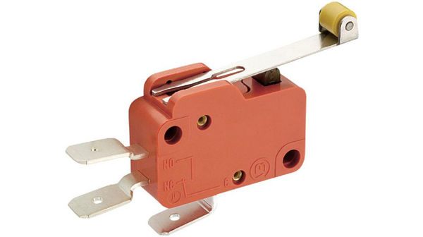 Micro Switch 1006, 10A, 1CO, 1.25N, Long Roller Lever