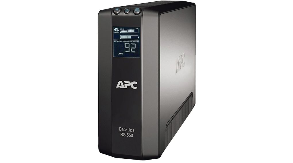 Back-UPS Pro 550, Energiesparend, BR, Line-Interactive, Standalone, 330W, 230V, 6x IEC 60320 C13