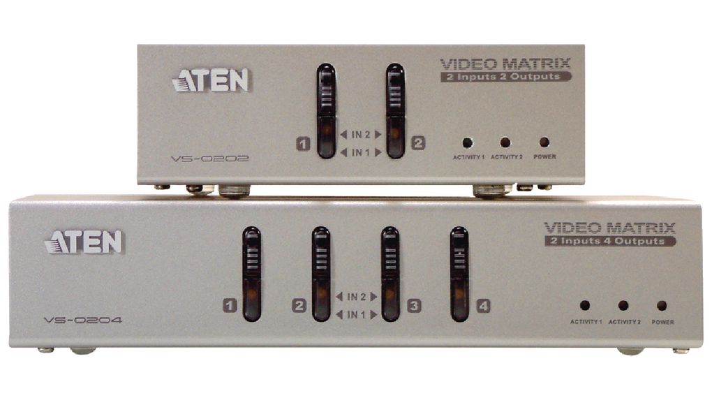 Video/Audio Matrix 2x VGA Male / 2x 3.5mm - 2x VGA Female / 2x 3.5mm