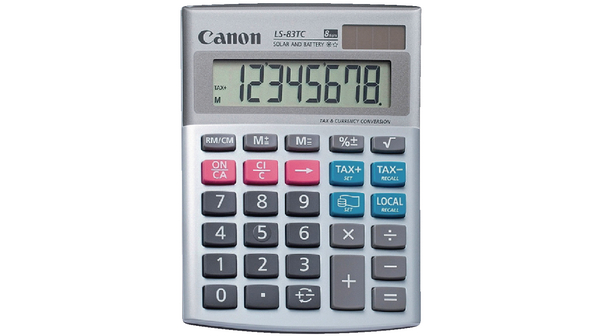 Calculator, Business, Number of Digits 8