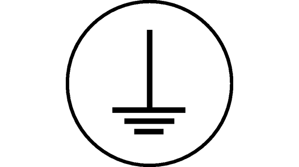 Labelling Symbol,, Round, Black on White, Polyester, Identification, 200pcs