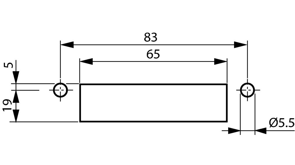 Cable Entry Frame, KEL-E, Number of Grommets 3, 65 x 24mm, Polyamide