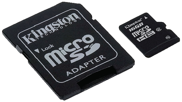 microSDHC-kort, 16 GB