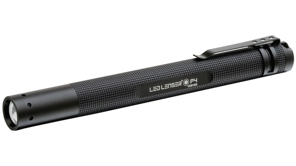Pen Torch, LED, 2x AAA, 18lm, 25m, IPX4, Black