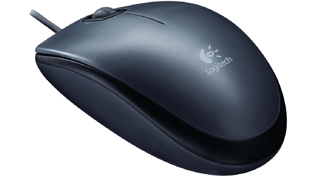 Wired Mouse M90 1000dpi Optical Ambidextrous Black